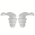 1 2 Pairs Professional 3-Layer Noise Canceling Earplugs Ultra Soft