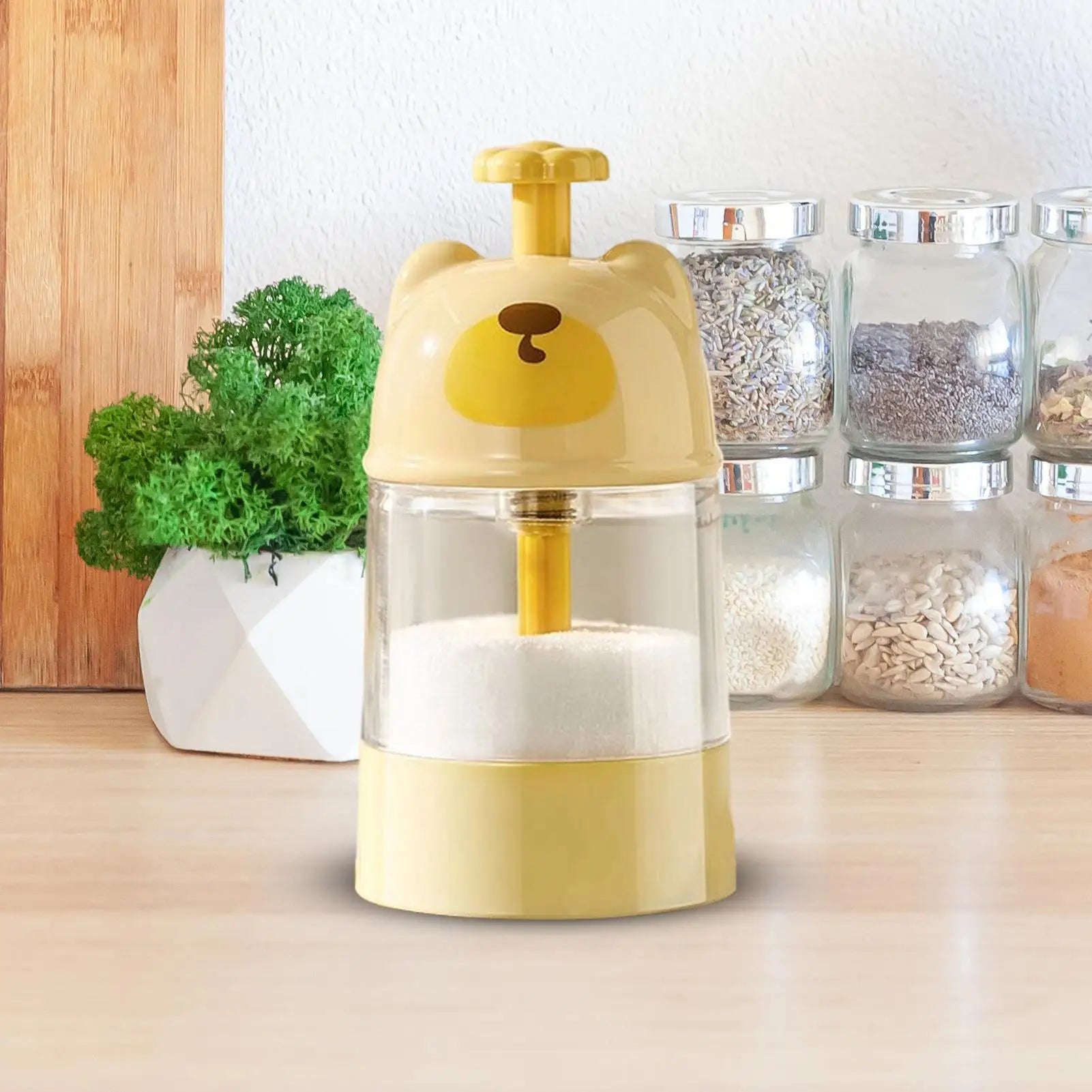 Salt Shaker Precise Quantitative Seasoning Bottle Kitchen Condiment