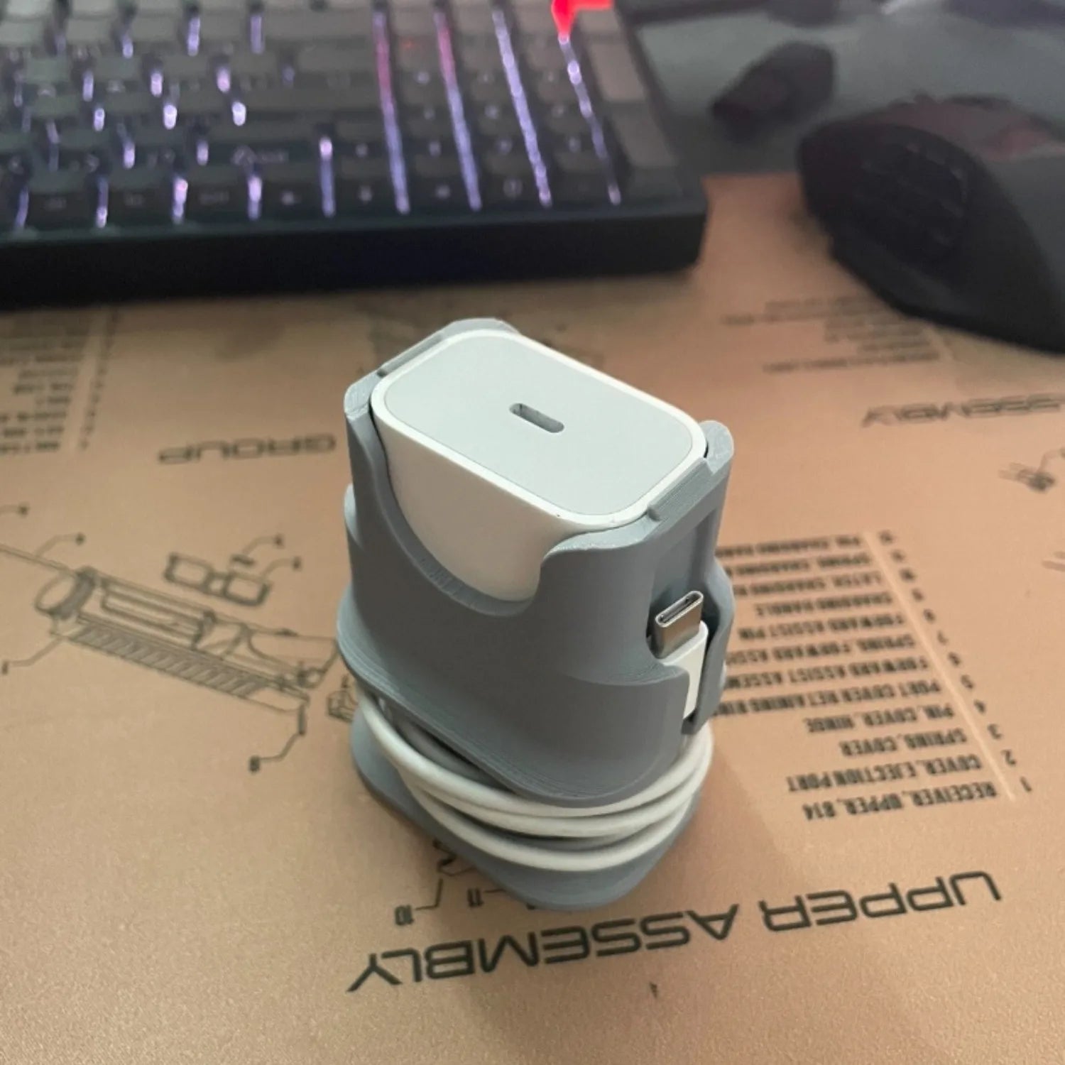 Apple 20w USB C Adapter Charger Case Brick Like Companion That