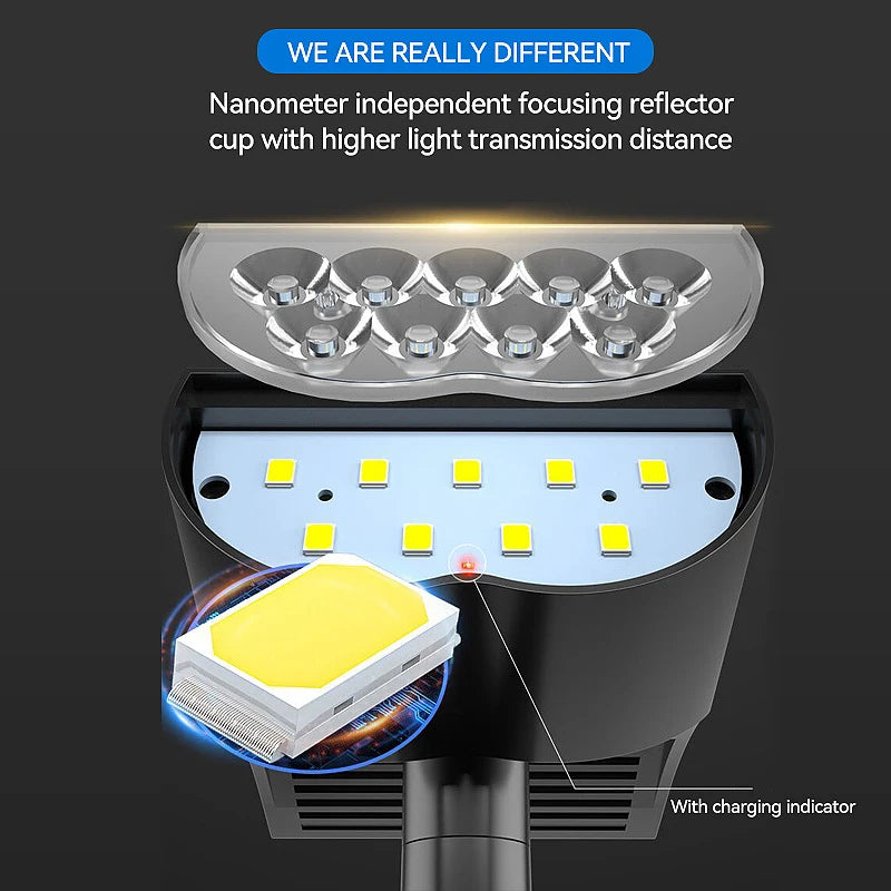 Solar Powered Tree Light Outdoor Dual-use Spotlight Landscape