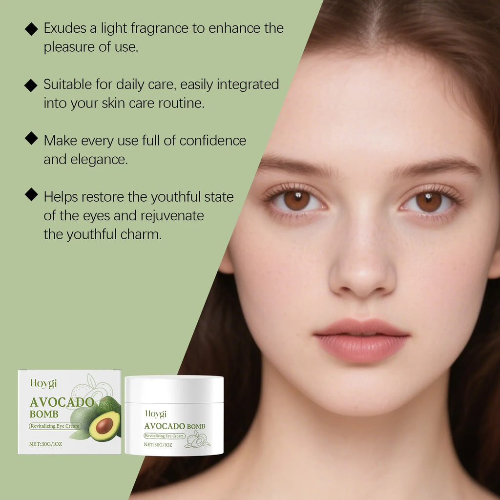 Hoygi Avocado Eye Cream – Anti-Aging, Dark Circles & Puffiness Eye Cream Zpaxo
