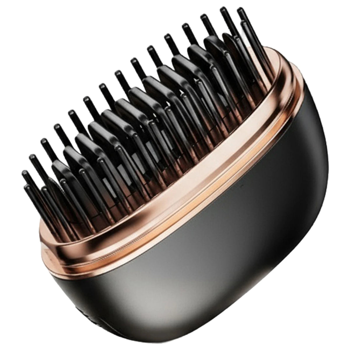 Mini Straightener Portable Hair Straightener Brush Rechargeable Fast Heating Hot Comb Hair Straightening Comb for Travel & Home Zpaxo Black