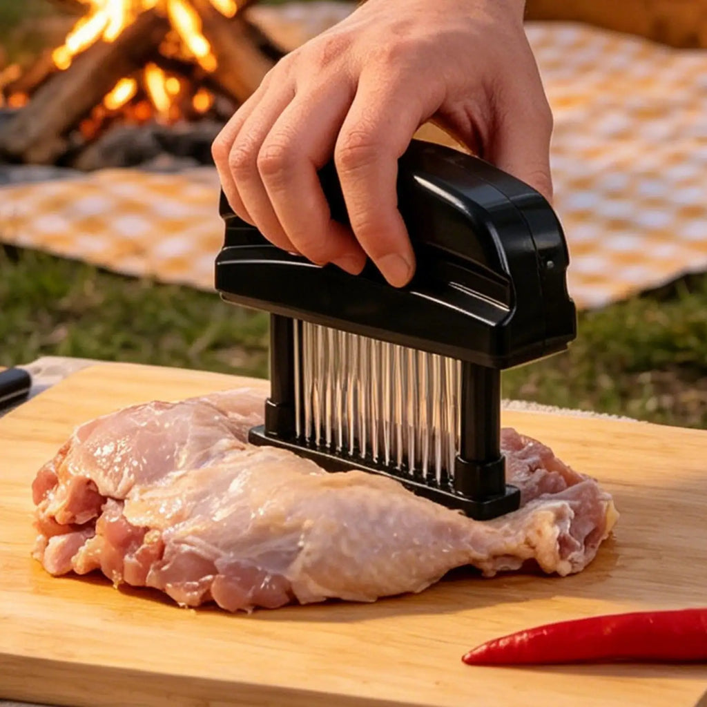 Meat Tenderizer Stainless Steel Non-slip Kitchen Gadgets Needle Tools