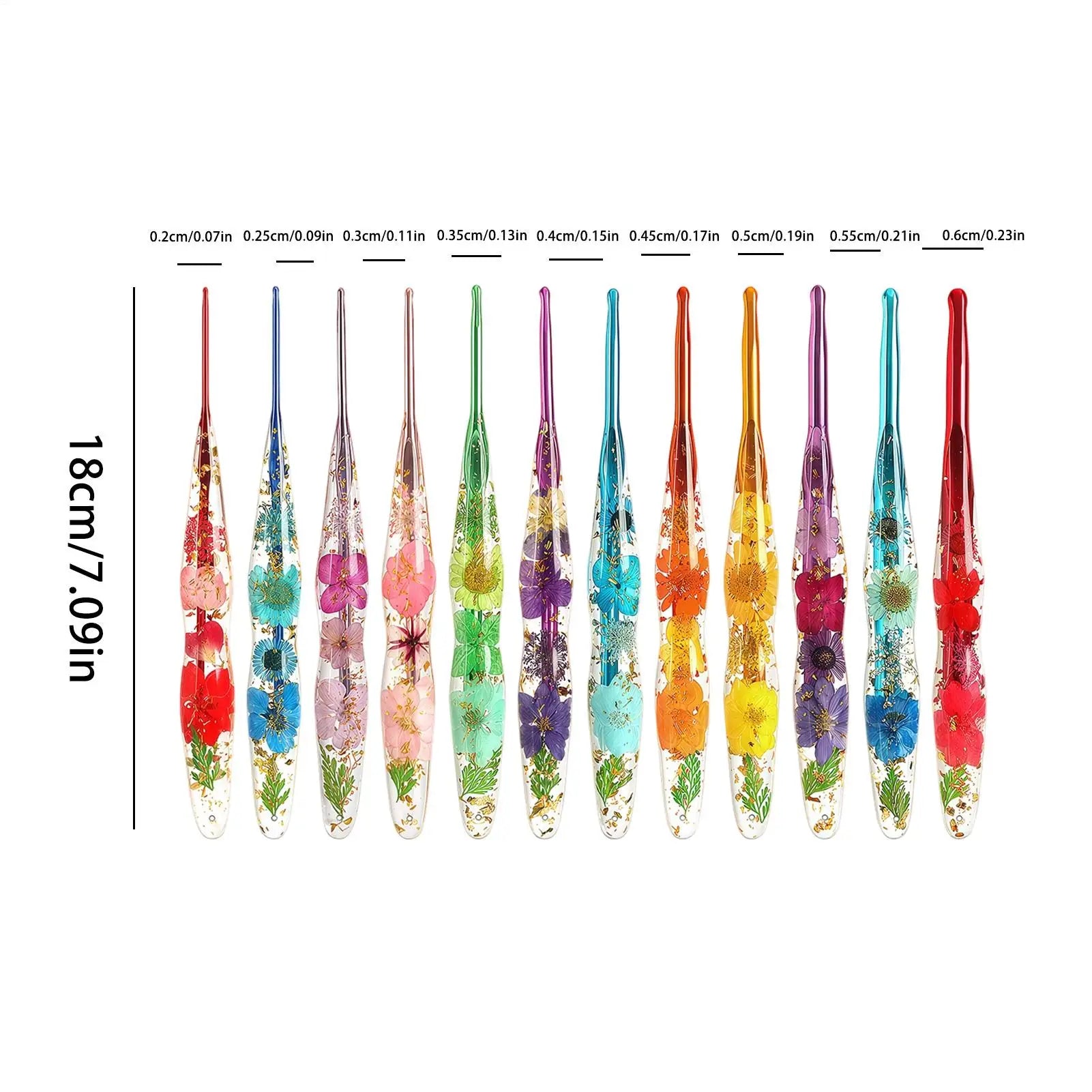 Ergonomic Crochet Hooks 9 Crocheting Supplies Knitting Yarn Hook