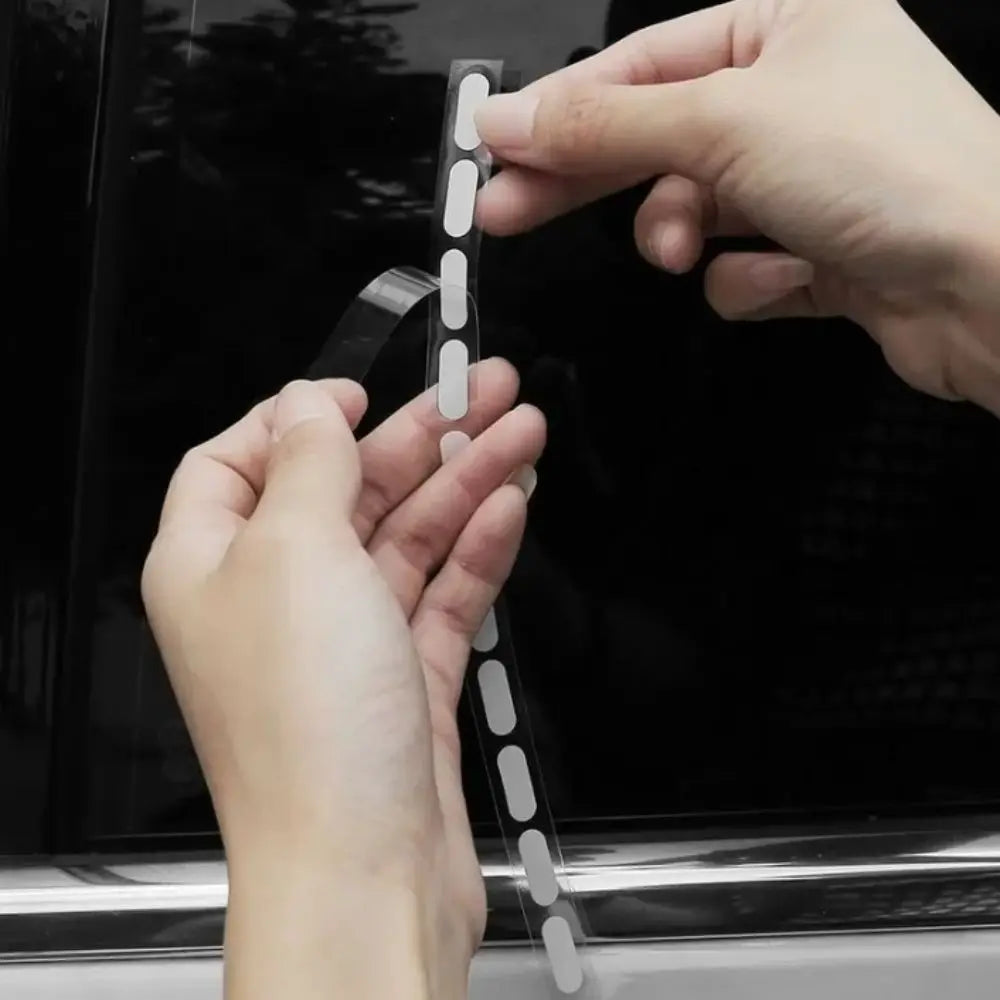 Reflective Dotted Line Stickers Self-adhesive DIY Trim Car Night Zpaxo