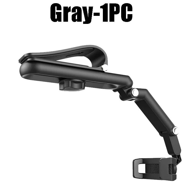 1 2 Universal Car Sun Visor Phone Holder 360 Rotating Multi-angle Zpaxo Gray-1PC