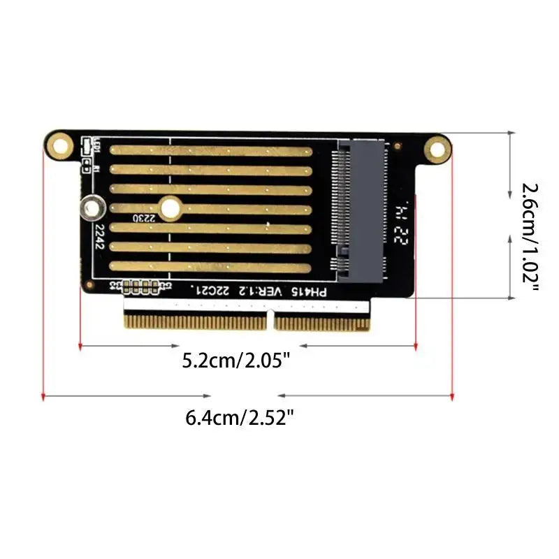 652F NVMe for M.2 2230 2242 SSD Hard Drive Converter Adapter for A1708 Late 2016 Zpaxo