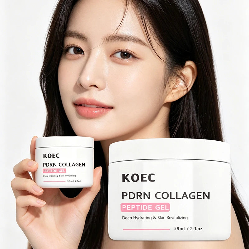 PDRN Salmon Jelly Peptide Gel Cream Moisturizer Hydrating Soothing Repairing Nourishing Korean Glass Skin Face Moisturizer Zpaxo