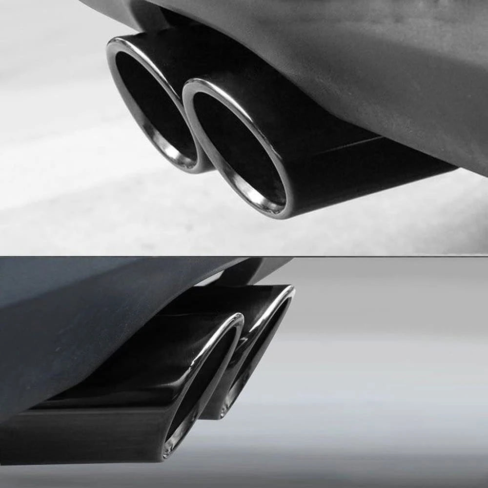 Stainless Steel Exhaust Tip Cover | VW & Audi Tailpipe Pair