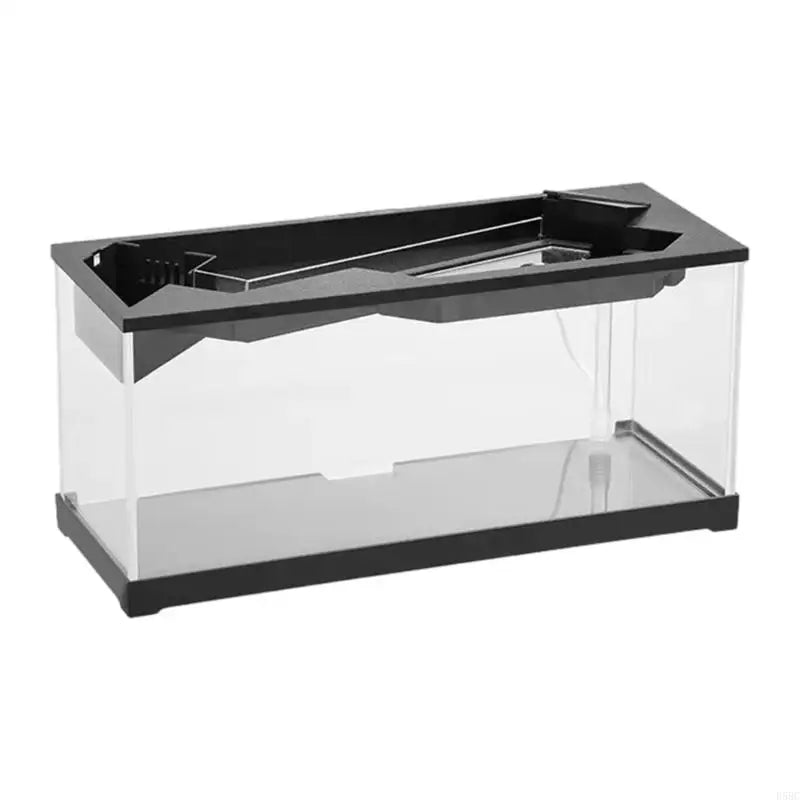 Small Aquarium With Heating Pad LED Quiet Filtration System Acrylic Tanks For Bettas For Fish Ecosystem Zpaxo