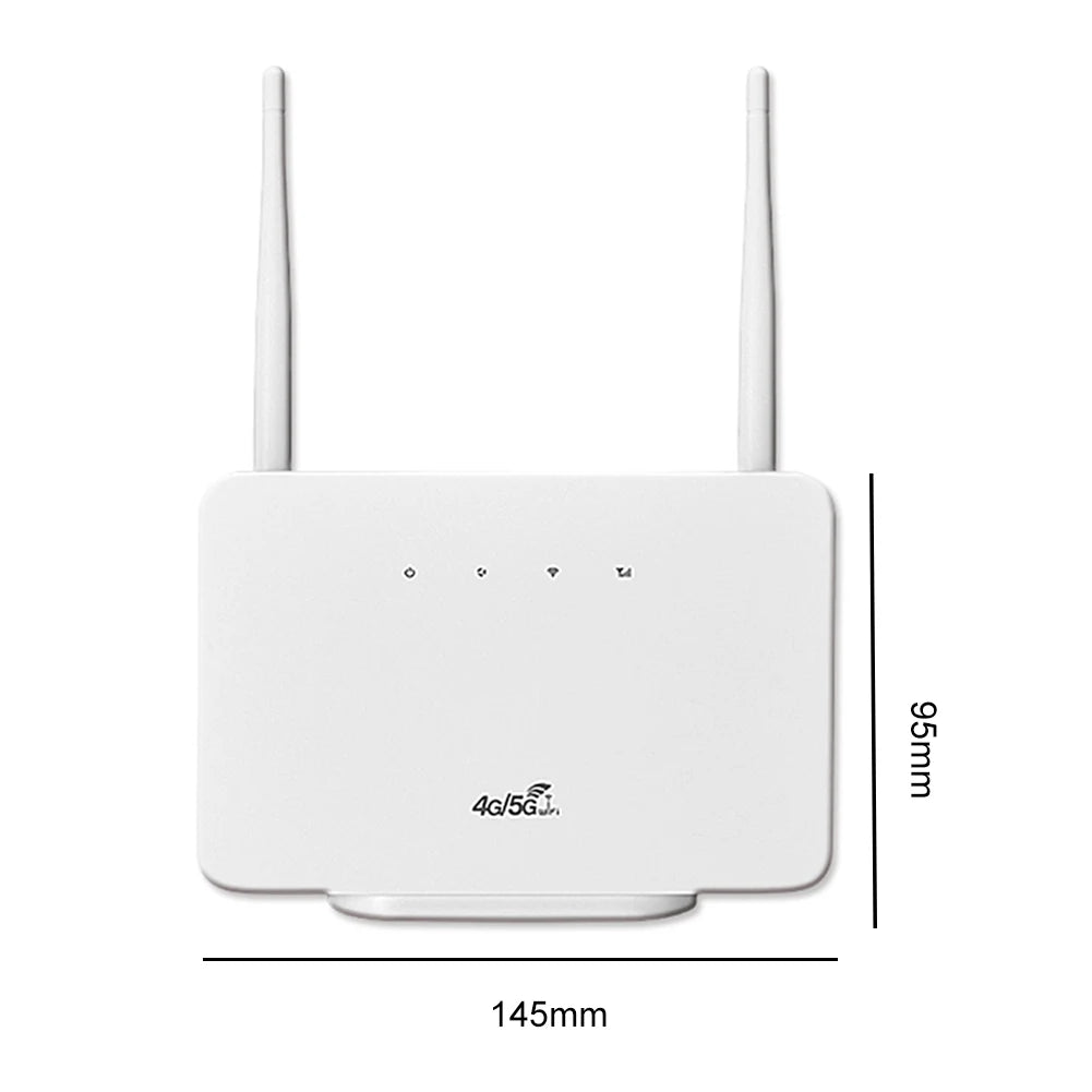 300Mbps Router Wireless Modem LTE CPE External Antenna Sim Card Slot