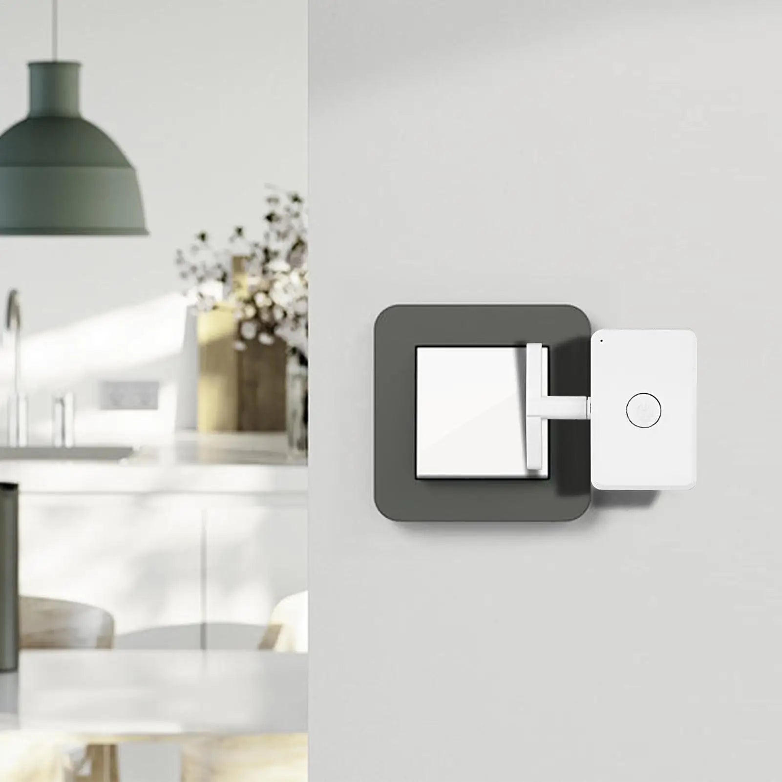 Smart Buttons Wireless Smart Button 10M Range Remote Controller Dimmer Lights Artifact Automation for Dormitory Room Car Door Zpaxo