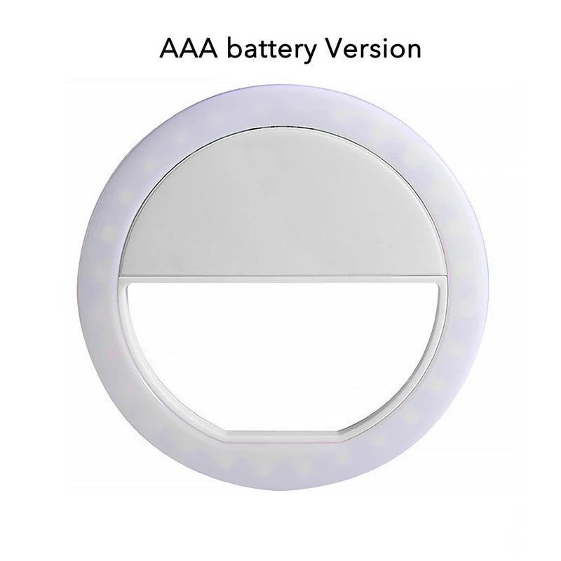LED Selfie Ring Light Novelty Makeup Lightings Iphone Xiaomi Huawei