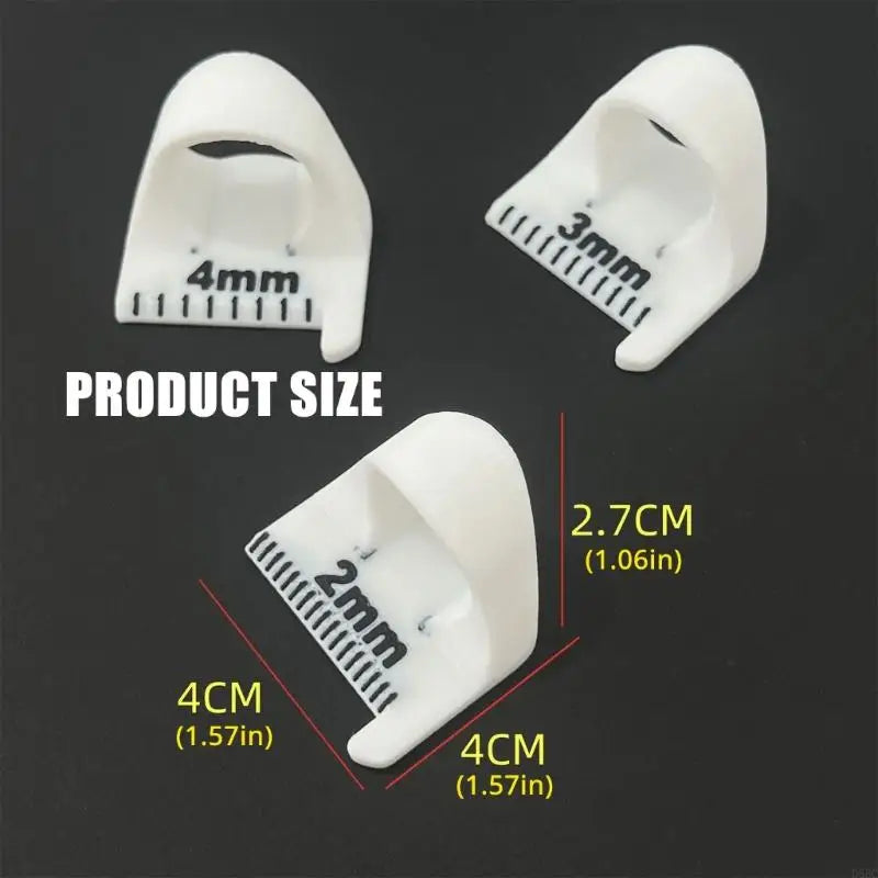 Finger Quilting Ruler Patchwork Stitching Measuring Tool Tailoring