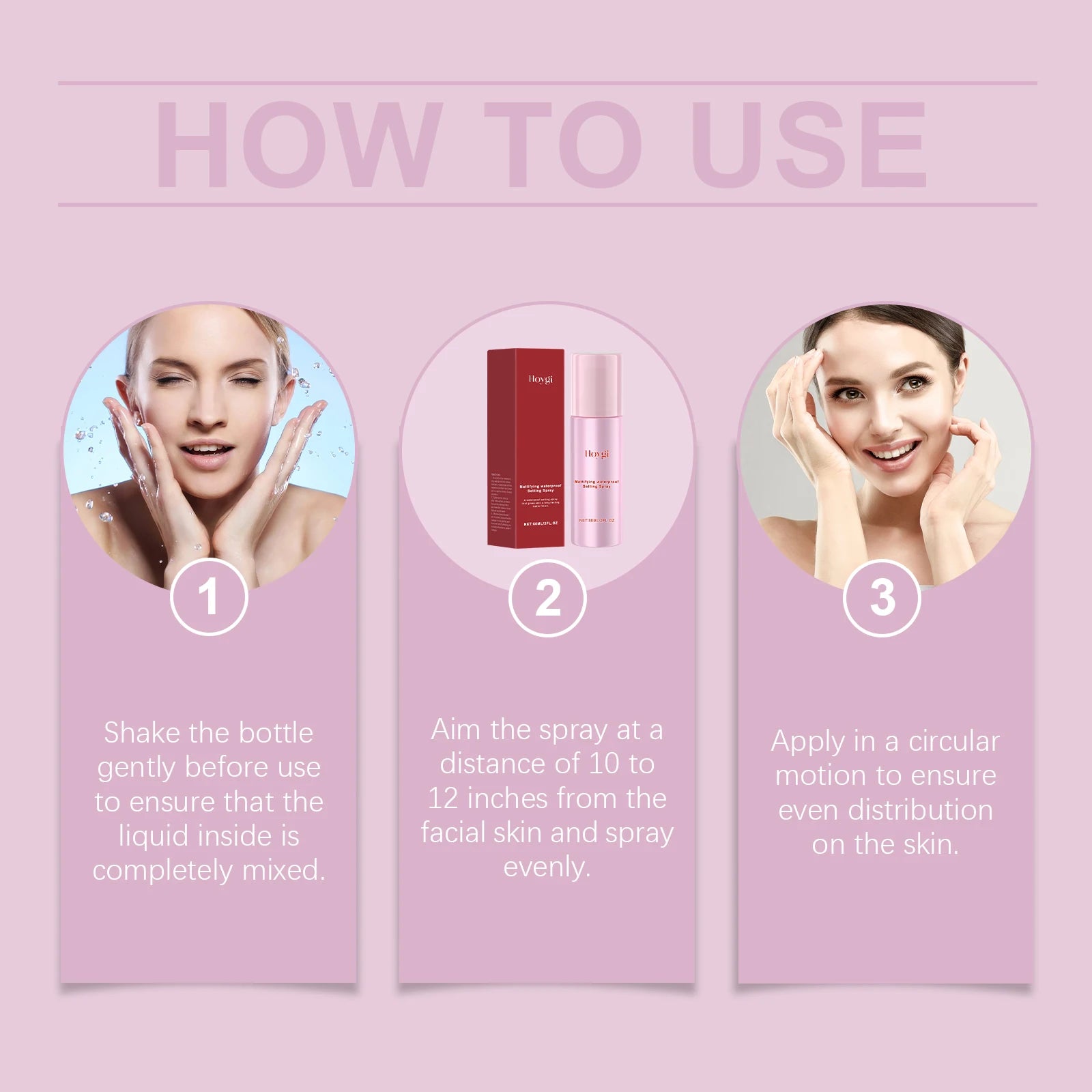 Matte Finish Setting Spray Waterproof Long Lasting Oil Control Pore Tightening Face Mist for All Day Fresh Makeup Hold 60ml Zpaxo