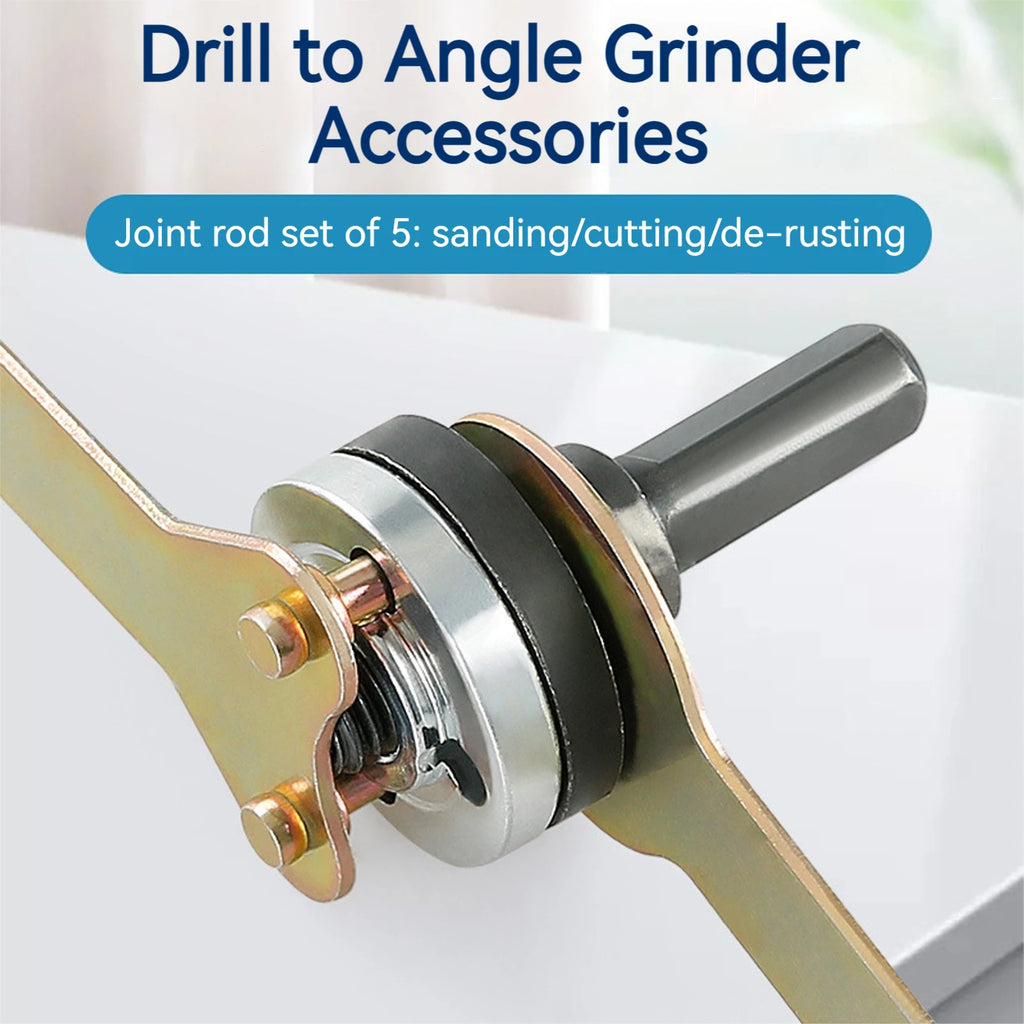 10mm Drill to Angle Grinder Adapter – Cutting & Polishing