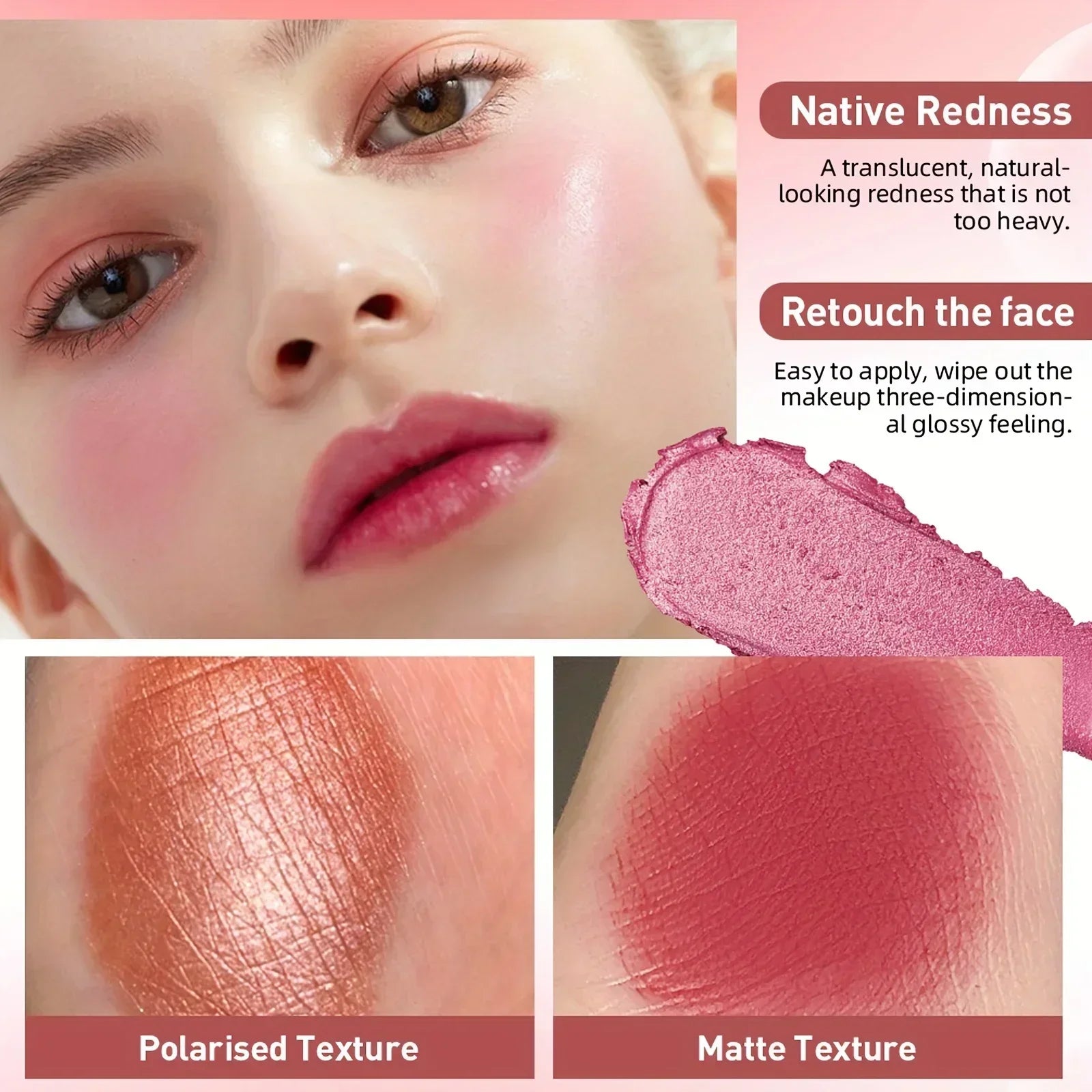 Light Eye Shadow Lipstick Three One Multifunctional Facial Makeup