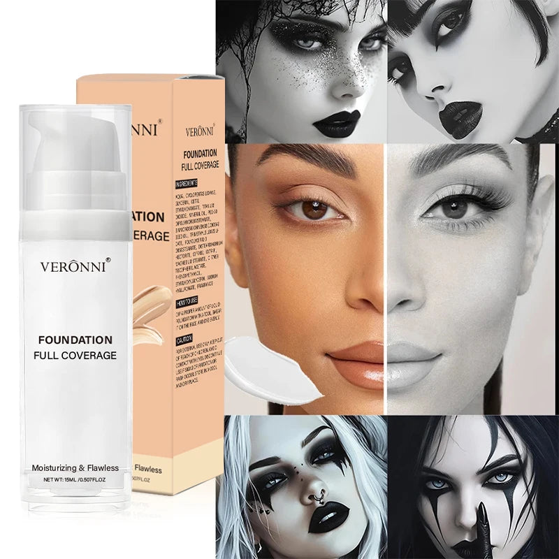 White Liquid Foundation Long-lasting Concealer Mixable Pure Adjuster Zpaxo