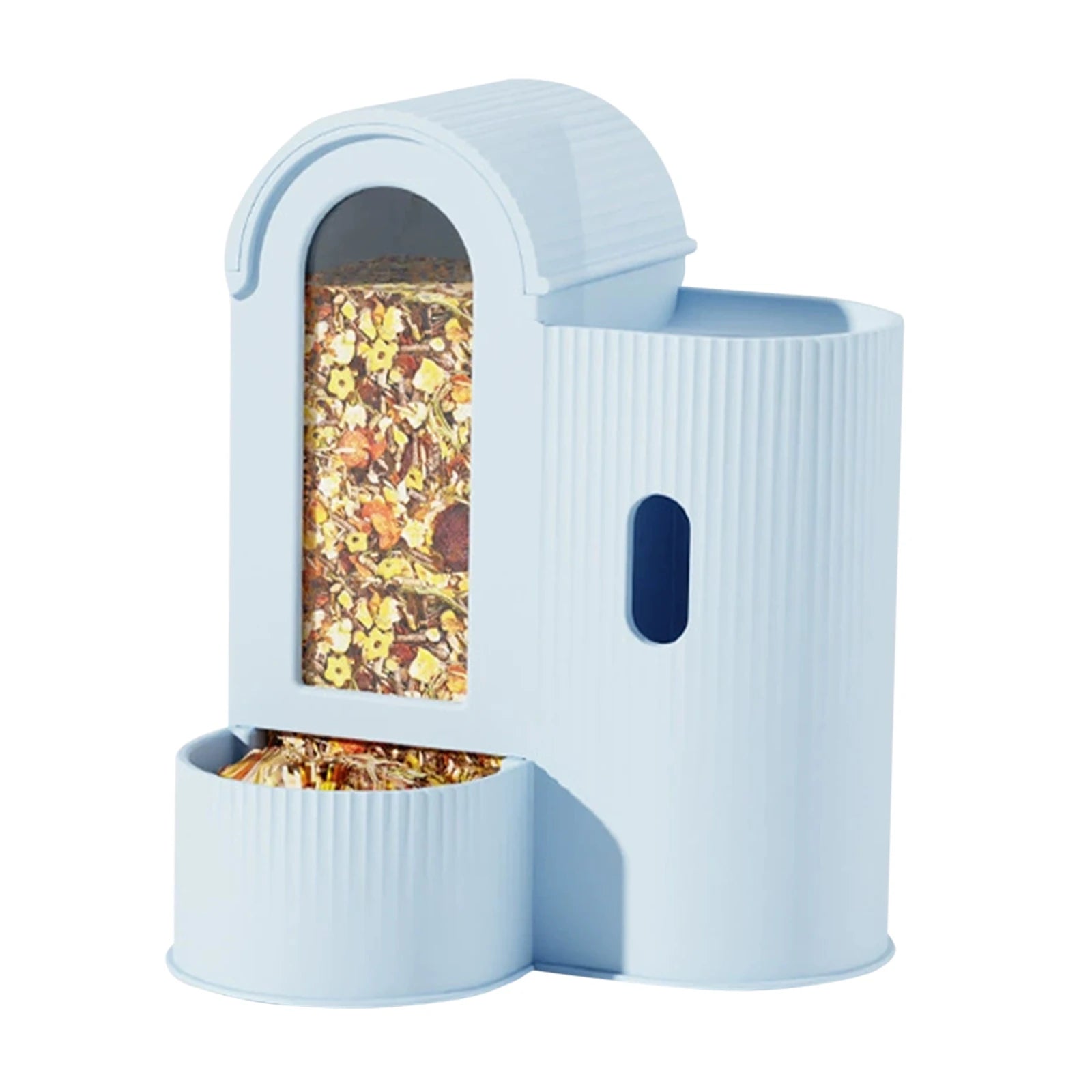 2-in-1 Automatic Bunny Feeder Leak-resistant Hamster Waterer Small