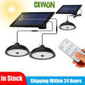 Double Head Outdoor Solar Pendant Light Motion Sensor Waterproof LED Zpaxo Double With Sensor White China Mainland