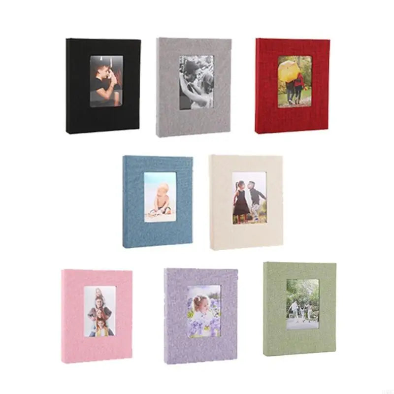 Photo Album 4x6 144 Photos Picture Linen Fabric Cover Book Family
