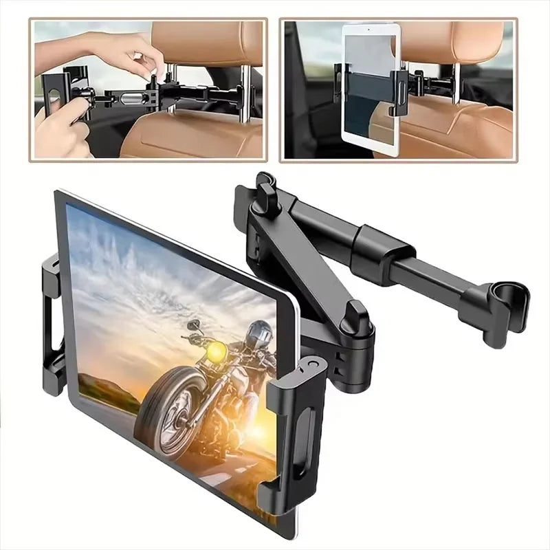 Telescopic Car Rear Pillow Phone Holder 360 Rotating Bracket Back Zpaxo