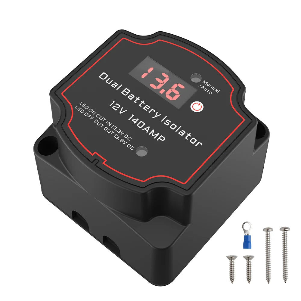 Car Smart Battery Isolator 12V 140A Voltage Sensitive Relay VSR Split