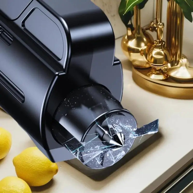 2-in-1 Car Emergency Glass Breaker & Seatbelt Cutter Keychain