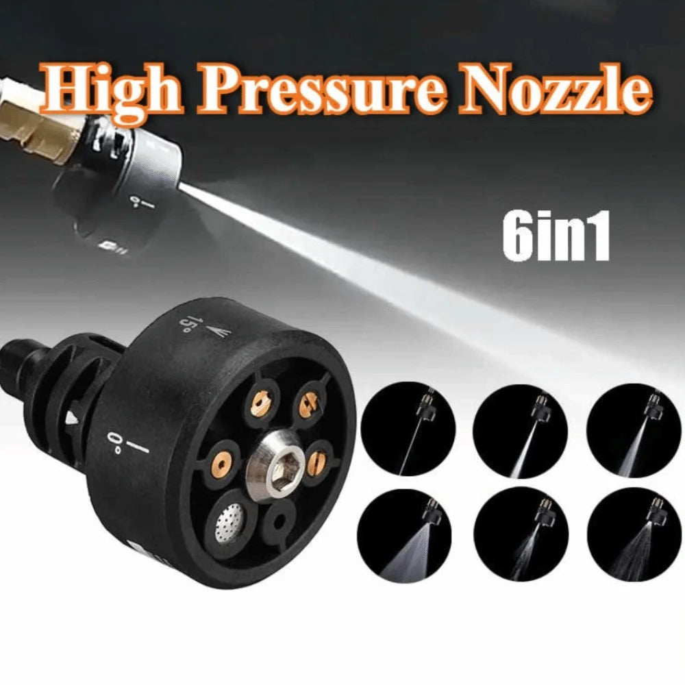 1 4'' Quick Connect Pressure Nozzle Multi-functional Universal Washer Zpaxo