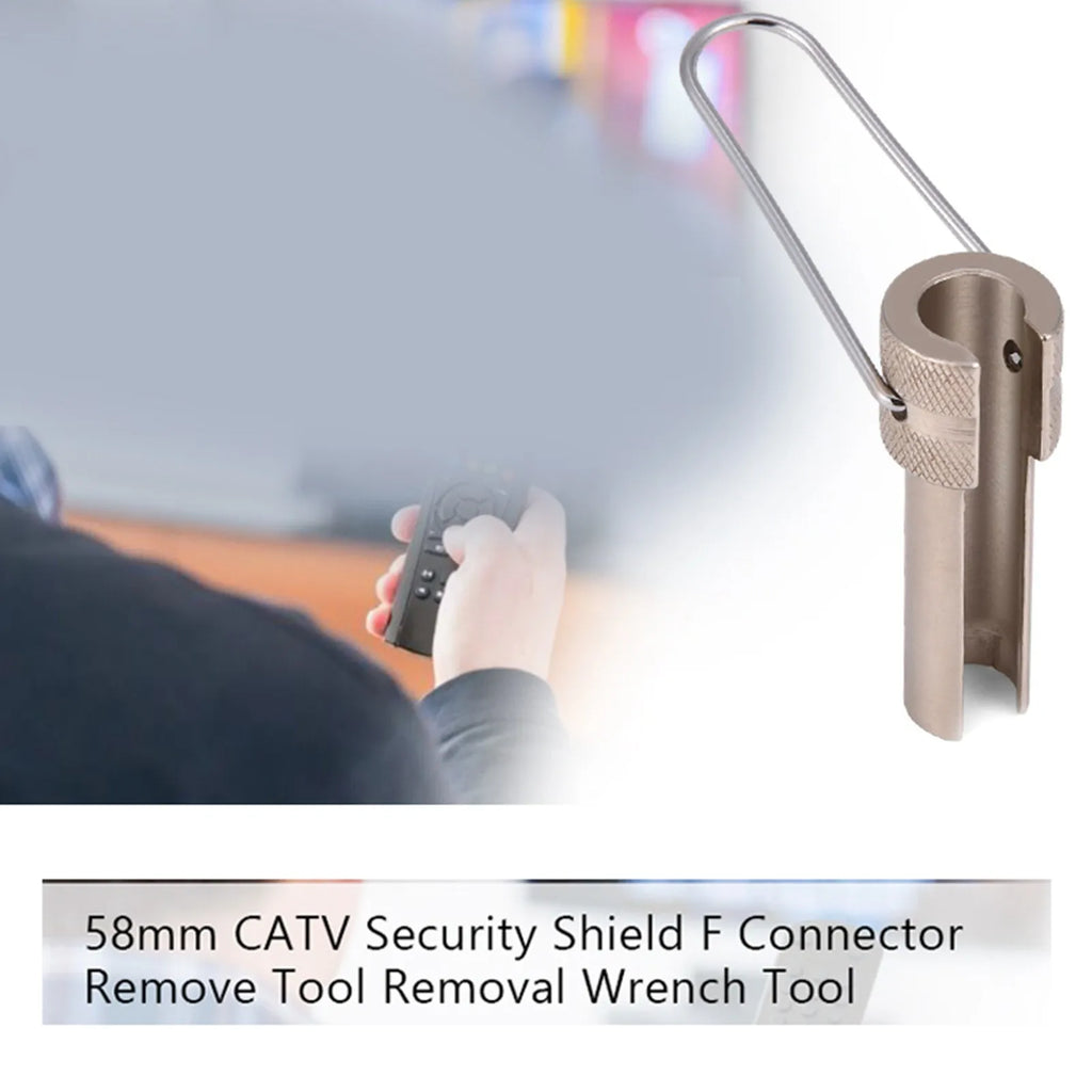Catv Security Tool F Connector Remove RG6 RG59 RG11 Coaxial Cable