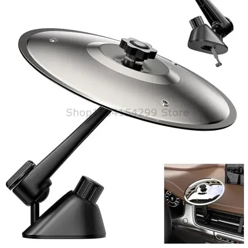 Car Crash Cymbal Air Vent Mini Drum Car Hand-Shooting Cymbals Car Drum Cymbal Air Vent Musical Instrument for Car Interior Zpaxo 1PCS Silver