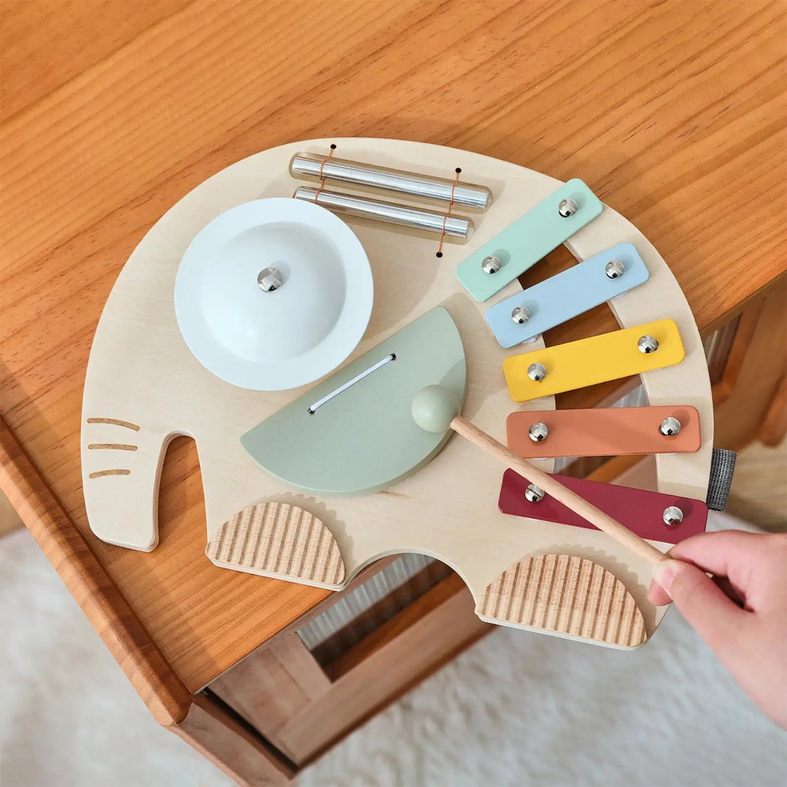 Musical Toys For Toddler Kids Elephant Musical Baby Toys Educational Xylophone Chime Developmental Percussion Instruments For Zpaxo