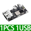 USB QC3.0 QC2.0 DC-DC Buck Converter Charging Step Down Module 6-32V 9V 12V 24V to Fast Quick Charger Circuit Board 3V 5V 12V Zpaxo 1PCS QC3.0 1USB