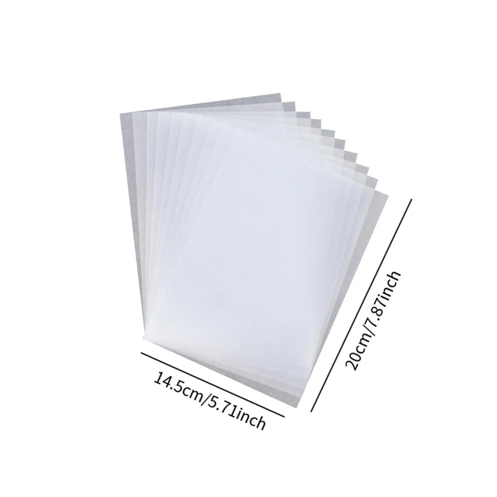 10Pcs Heat Shrink Plastic Sheets 0.3mm Thickness Multipurpose for Pendants, Earrings DIY Accessories Lightweight 5.7x7.8inch Zpaxo