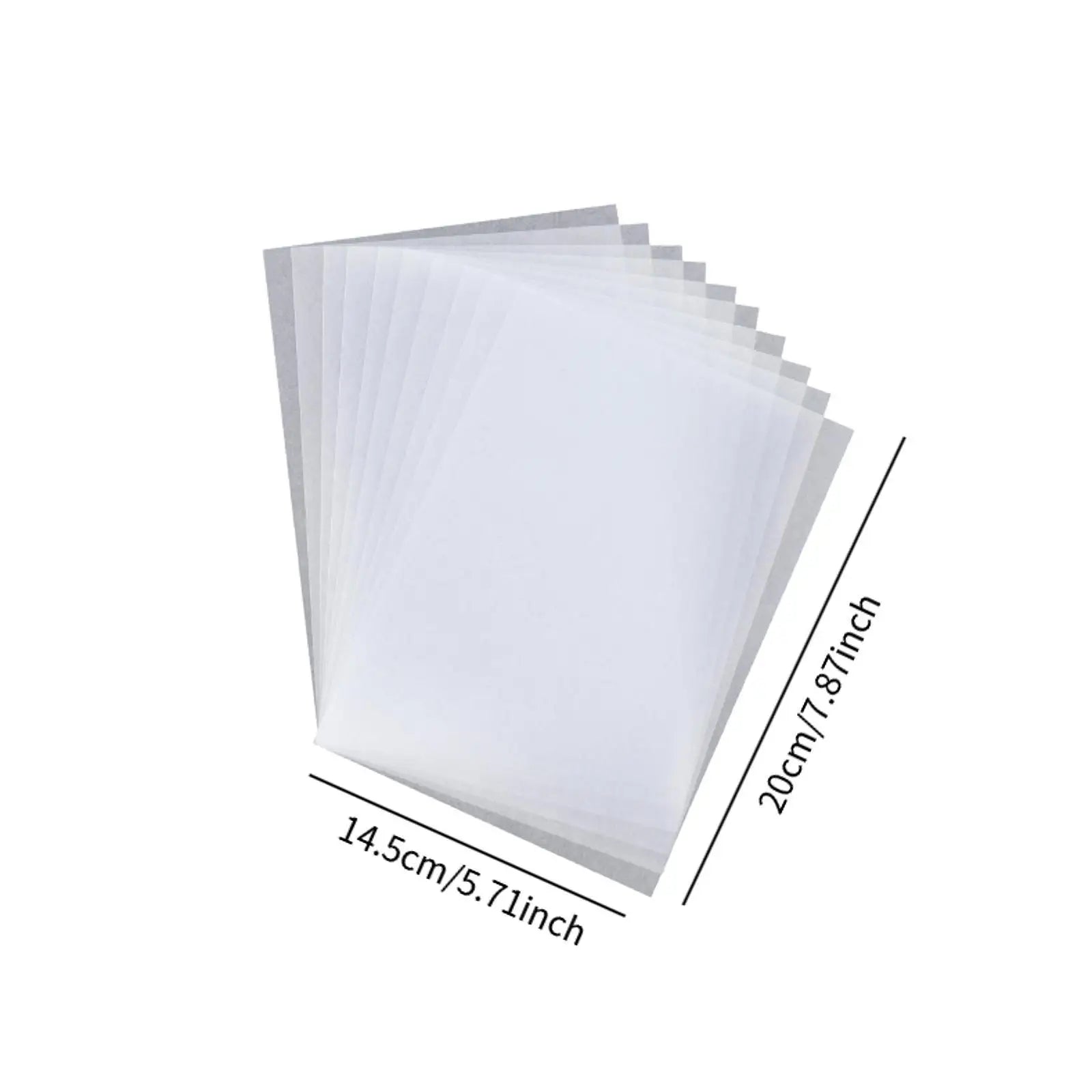 10Pcs Heat Shrink Plastic Sheets 0.3mm Thickness Multipurpose for Pendants, Earrings DIY Accessories Lightweight 5.7x7.8inch Zpaxo