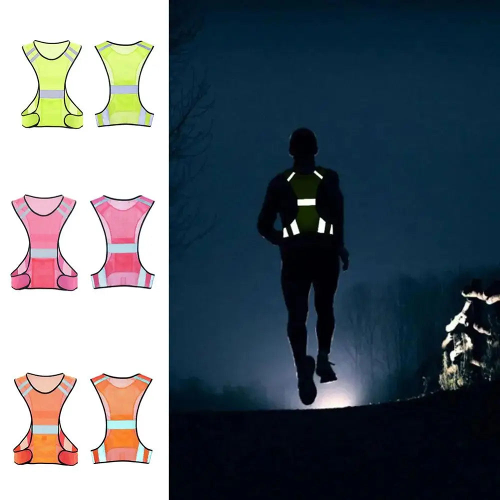 Visibility Reflective Safety Vest Breathable Fashion Motorcycle Zpaxo