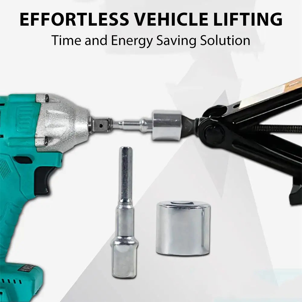 Electric Drill Scissor Jack Adapter & Impact Wrench Socket Set Scissor Jack Adapter Zpaxo