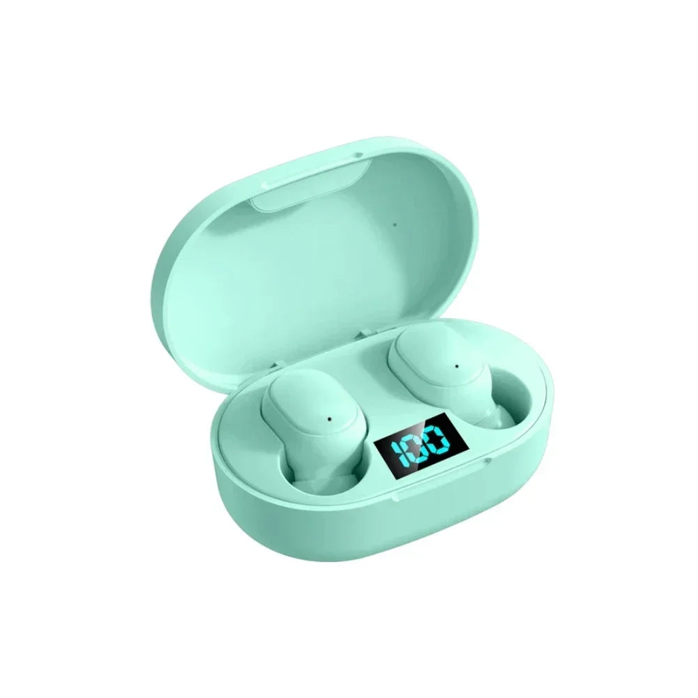 TWS E6S Wireless Earphones Bluetooth 5 0 Headphones Waterproof Zpaxo Green