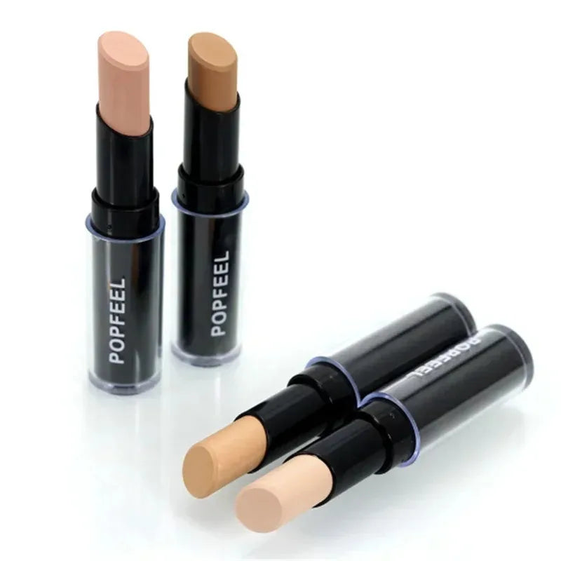 4 Colors Facial Foundation Concealer Stick Lasting Coverage Dark Skin