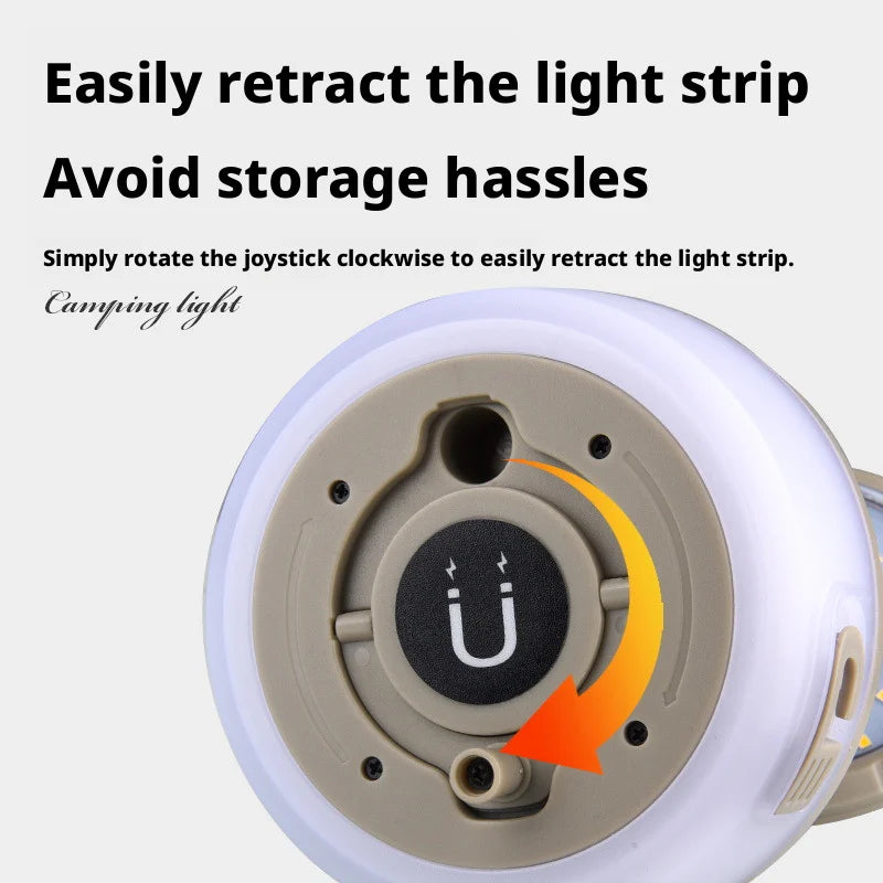 ESMARTER Magnetic Expandable Camping Lantern | Rechargeable LED