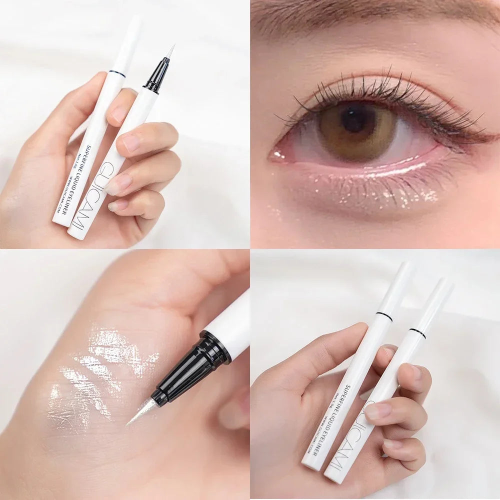 Shimmer Highlighter Pencil Smooth long lasting Waterproof Diamond Champagne Gold Pink Brighten Eye Shadow & Liner Silkworm Pen Zpaxo