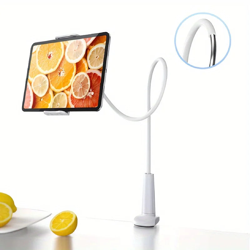 Gooseneck Tablet Mount Holder Bed Desk Phone Flexible Long Arm Clamp