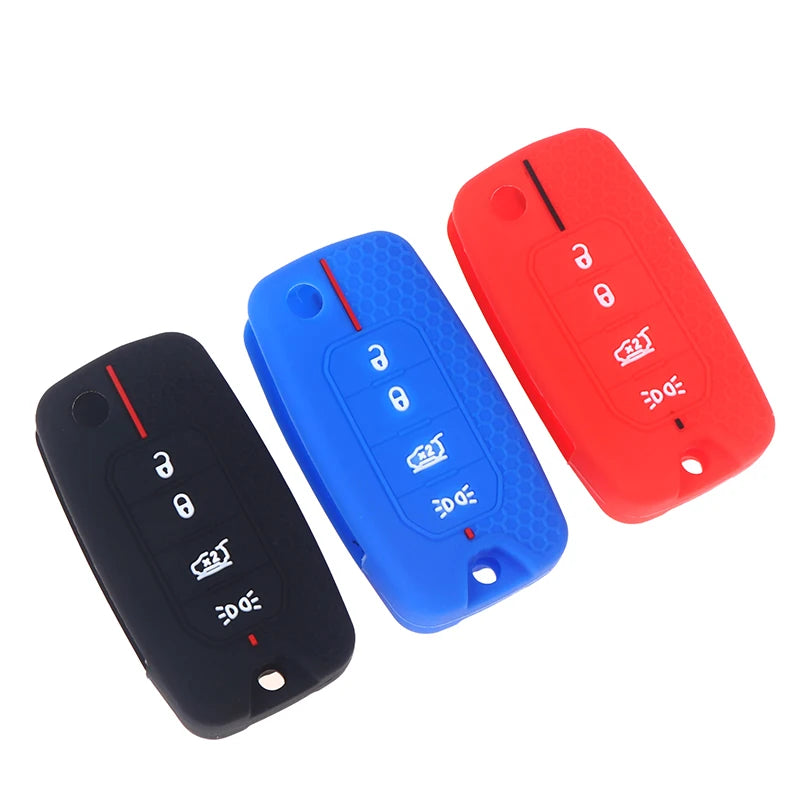 Silicone Key Fob Cover for Jeep Cherokee, Compass & Renegade