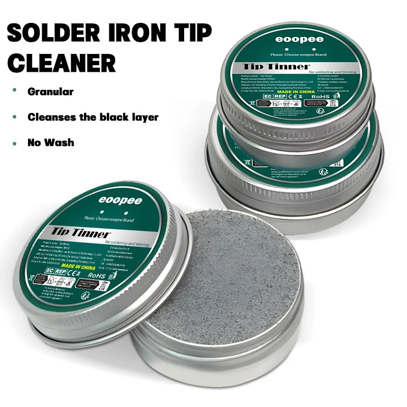 Soldering Iron Tip Cleaner Restorer Lead-free Tips Ironmaintenance