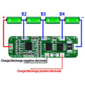 4S 20A 18650 Li-ion BMS Protection Board 4 35V Overcharge 2 5V Cutoff Zpaxo Lithium Battery 10PCS