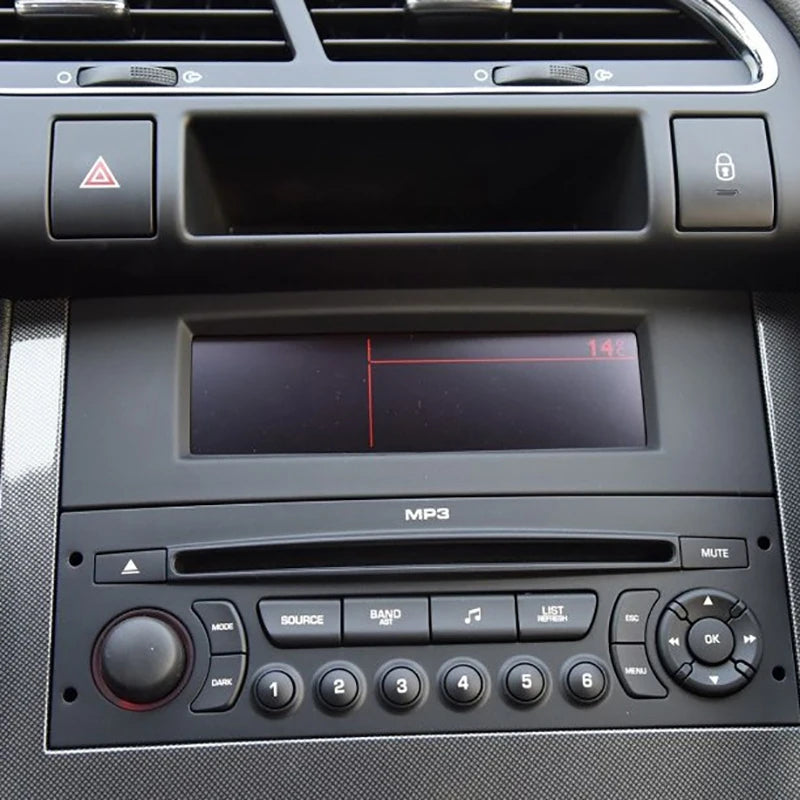 RD4 CD Radio Type C Screen Shell Frame Replacement | Black