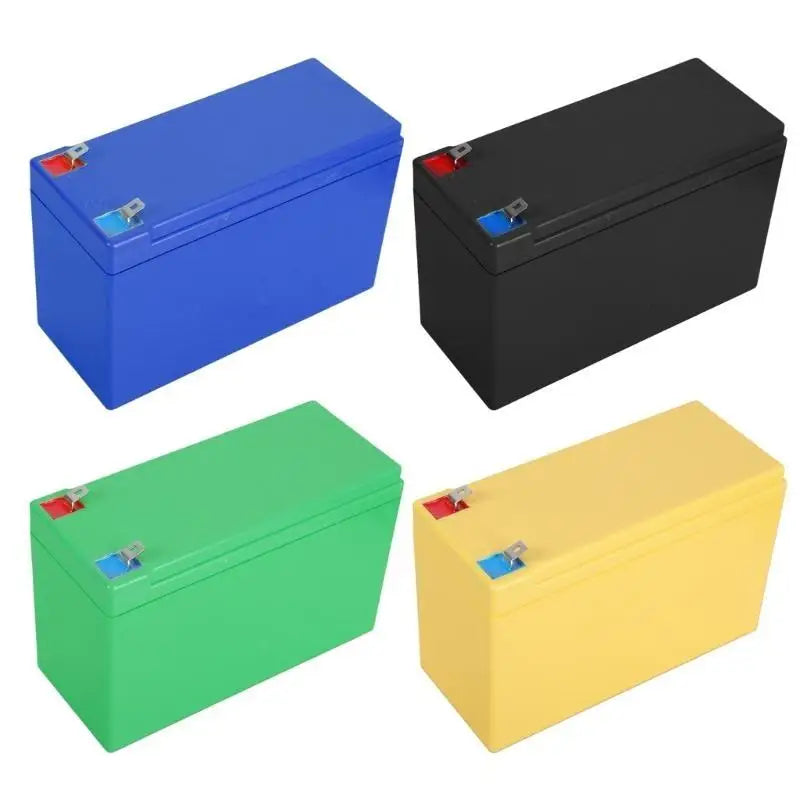 652F 12V 7Ah Battery Case Holder Empty Box 18650 Nickel Strips Zpaxo