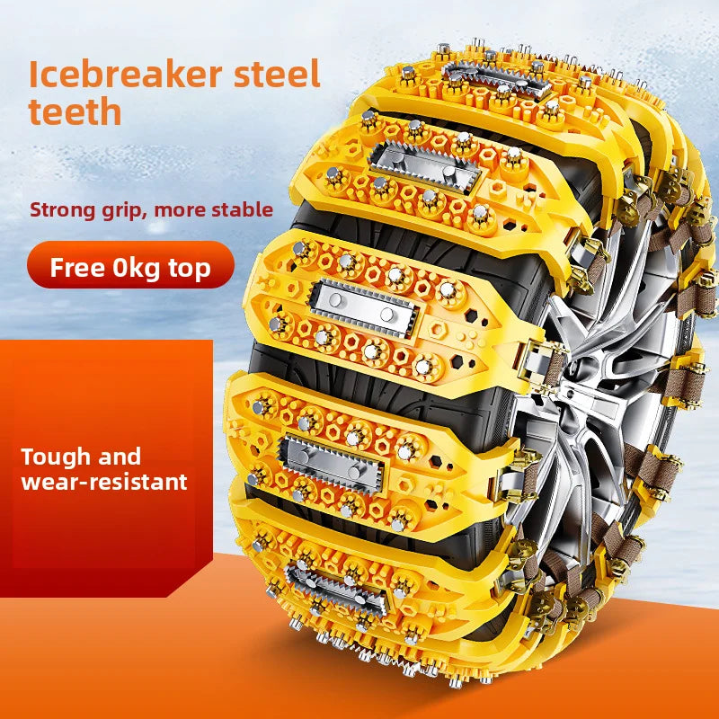 Heavy-Duty Winter Tire Snow Chains – Universal SUV & Sedan