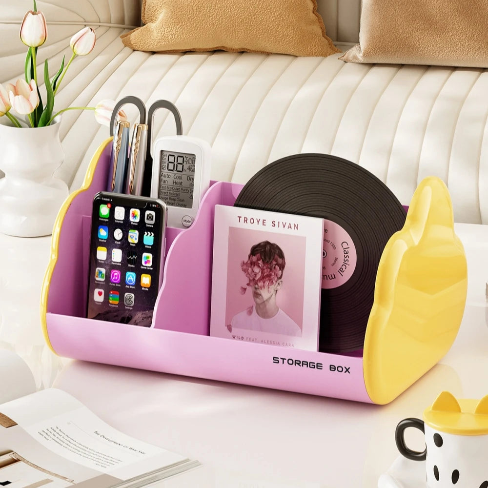 Cloud-Shaped Desk Organizer – Multi-Compartment Storage Box Desk Organizer Zpaxo