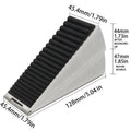 Heavy Duty Door Stopper Height Adjustable Spring Loaded Wedge Rear